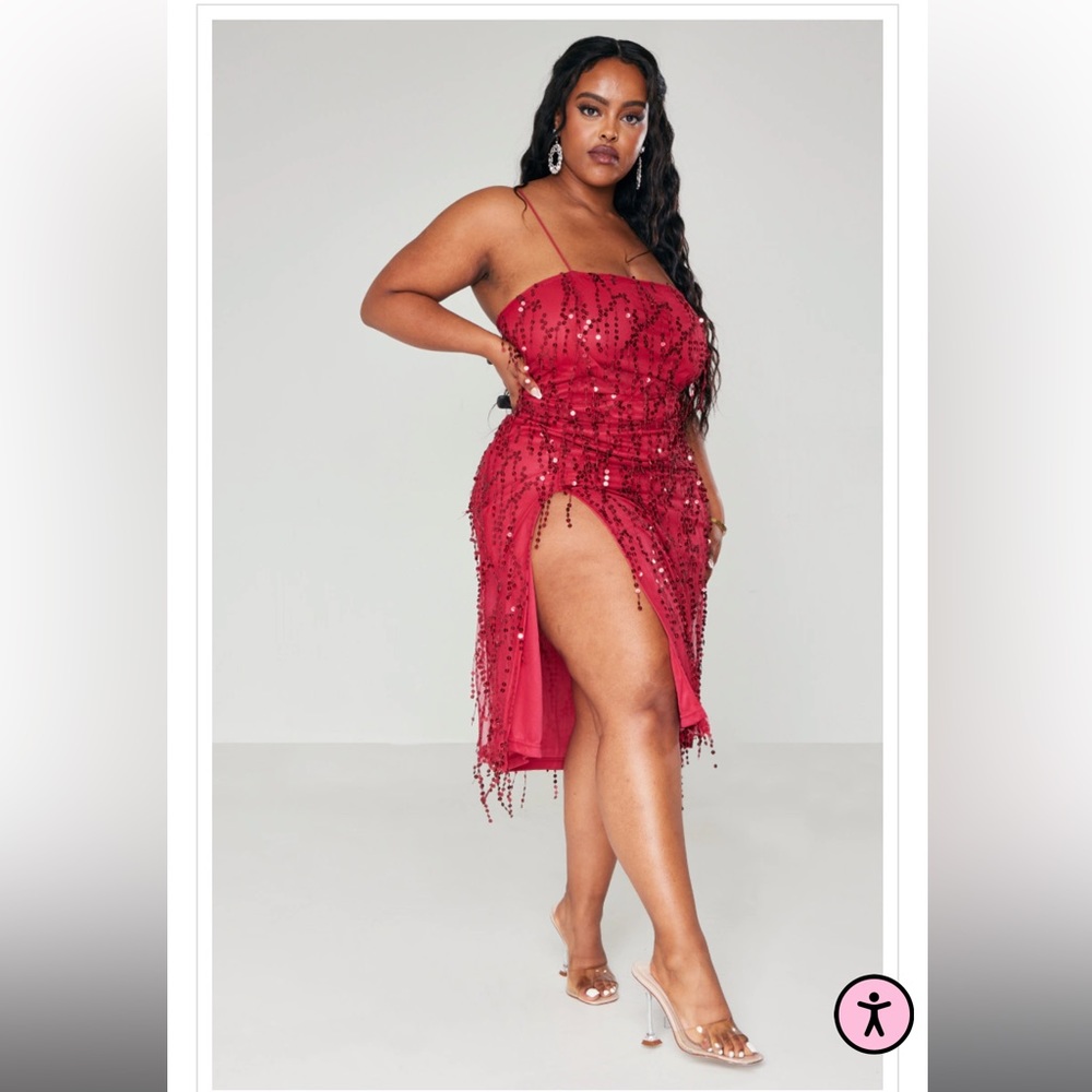 BNWT Red Sequin Plus Size Dress ❤️❤️‼️